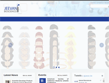 Tablet Screenshot of jeevanbiosciences.com